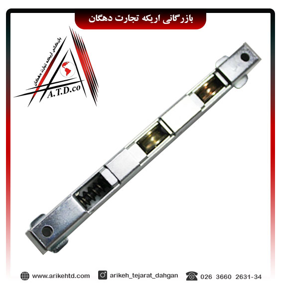  غلطک کشویی جفت چرخ برنجی